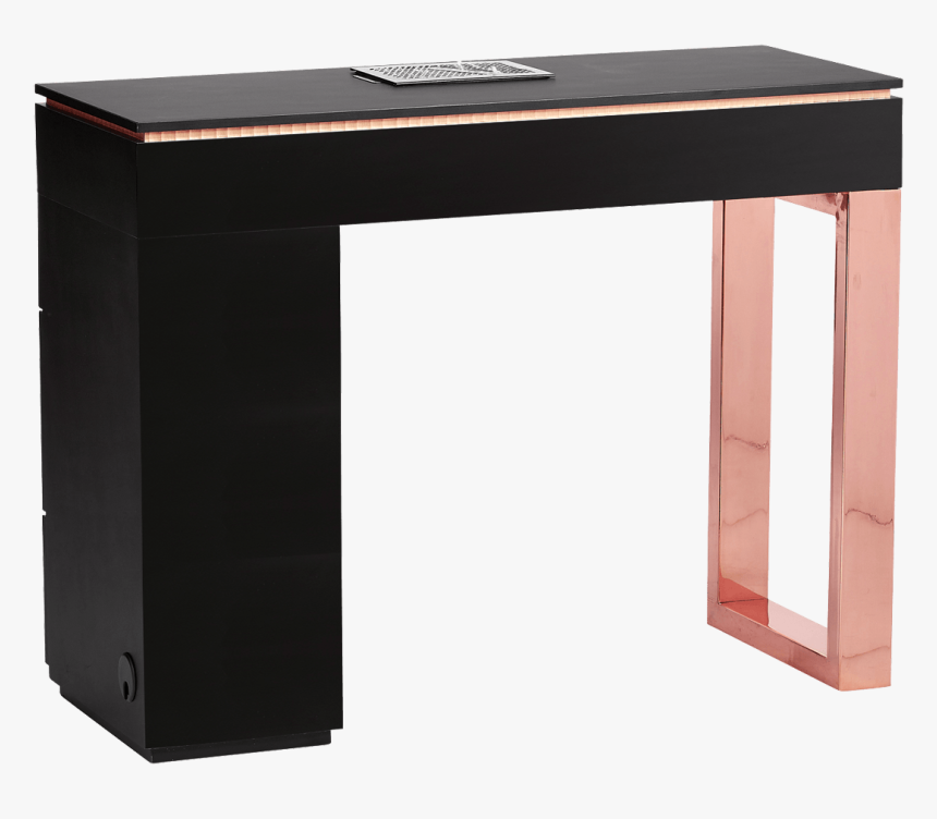 Rose Gold Table - Gold Manicure Table, HD Png Download
