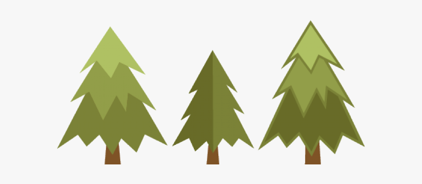 Pine Tree Clipart Blank - Transparent Background Christmas Tree Clipart, HD Png Download