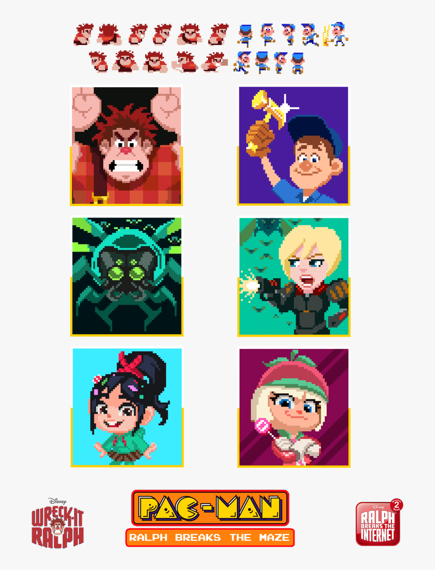 Maze Clipart Pacman - Pac Man Ralph Breaks The Maze, HD Png Download