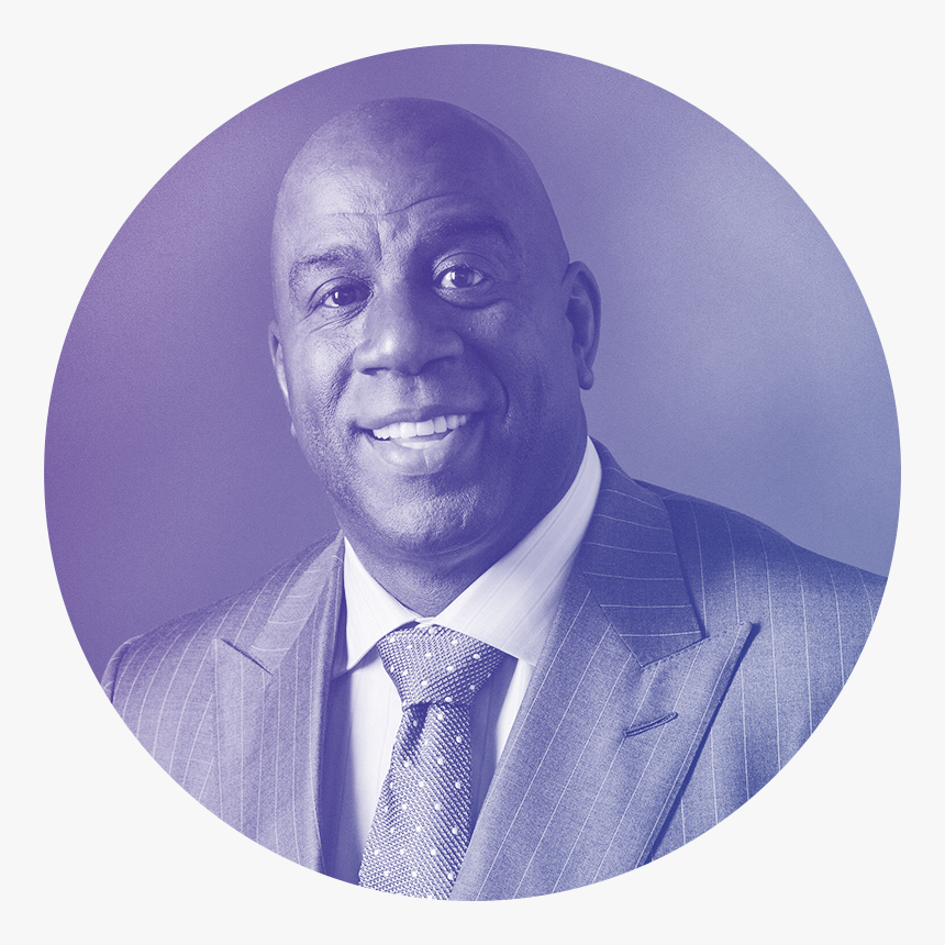 Magic Johnson - Magic Johnson Headshot, HD Png Download