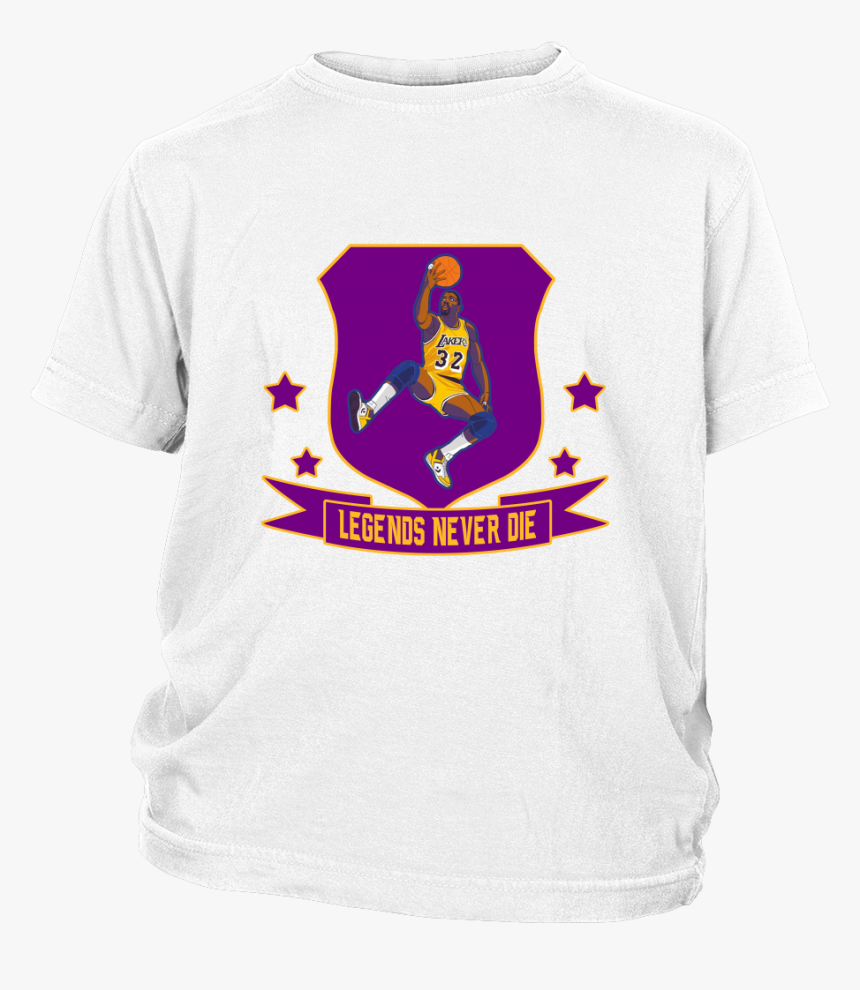 Magic Johnson Legends Never Die - T-shirt, HD Png Download
