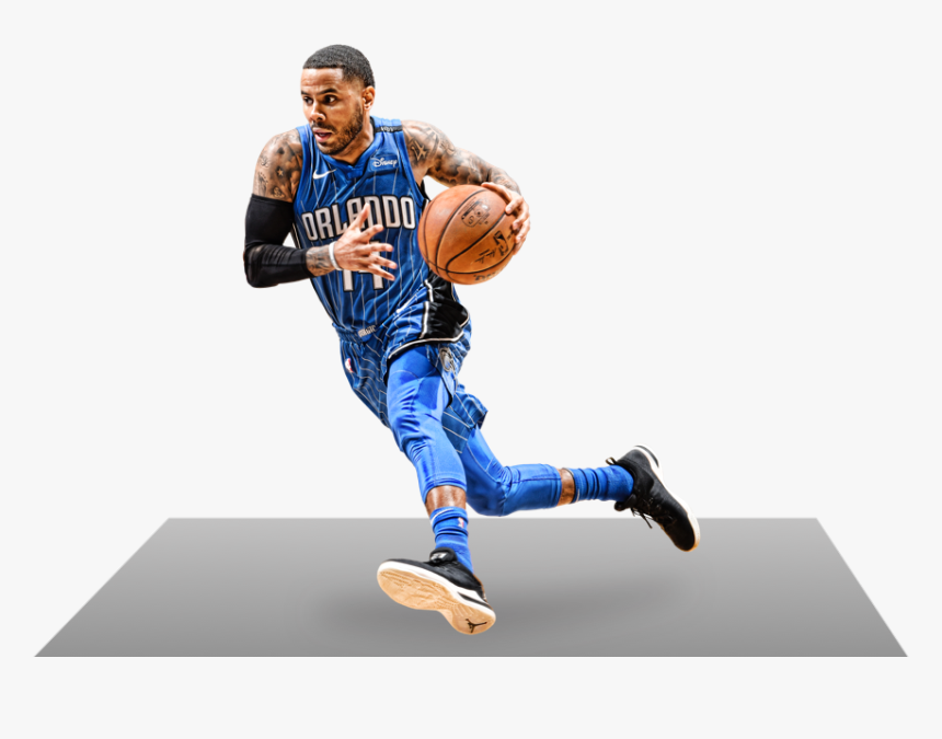 Augustin In Action - Dribble Basketball, HD Png Download