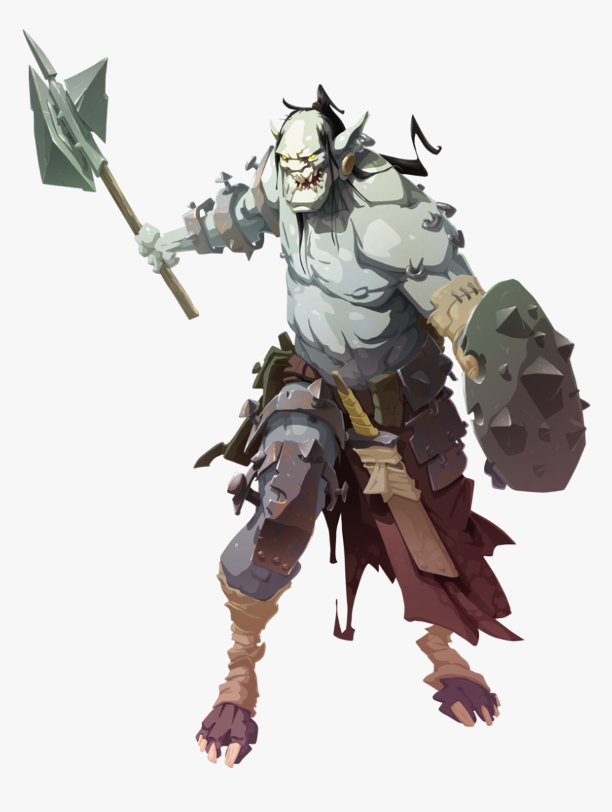 Guillotine Games - Orc Minion Massive Darkness, HD Png Download