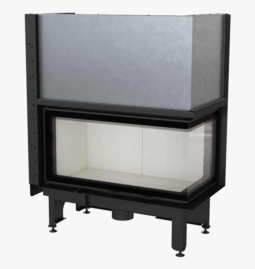 Kratki Nadia 14 14kw Inset Stove - Recuperador A Lenha Com Vidro Lateral, HD Png Download