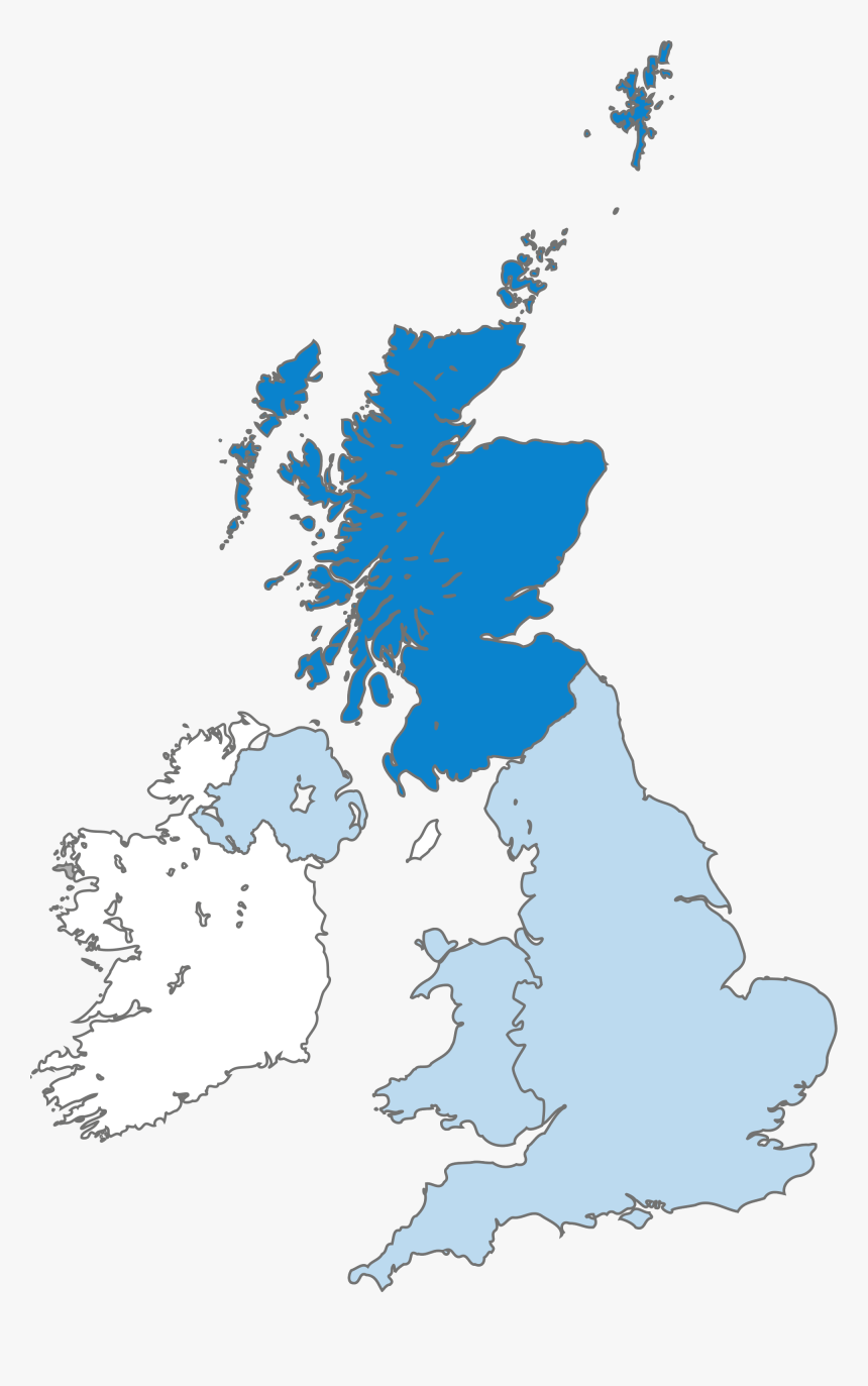 Map Of United Kingdom Vector, HD Png Download