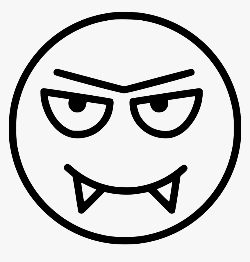 Expression,head,line Art,oval,circle,black And White,tooth,symbol - Circle, HD Png Download