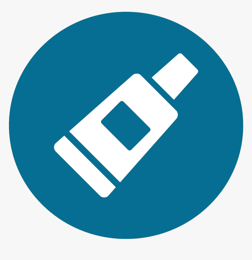 Representative Tooth Paste Icon For Nicole Kuske Dentistry - Puzzle Circle Icon Blue Png, Transparent Png