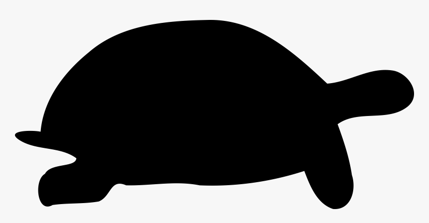Turtle,silhouette,sea Turtle - Box Turtle Silhouette Png, Transparent Png