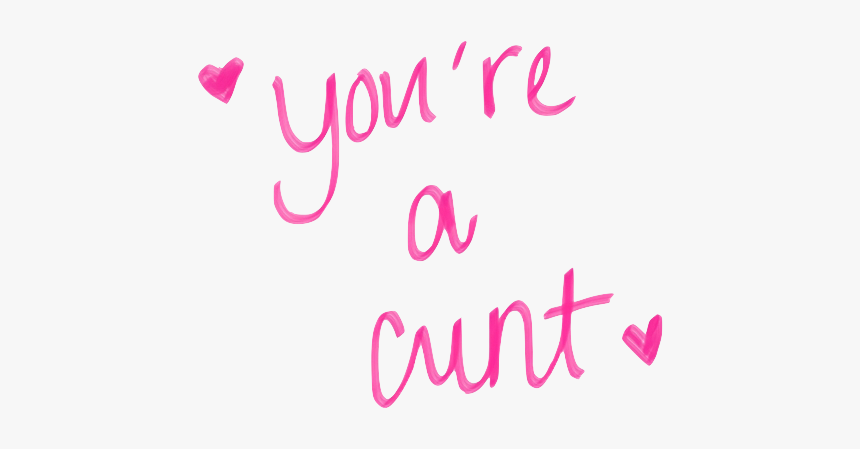 Overlay And Png Image - Youre A Cunt Quote, Transparent Png