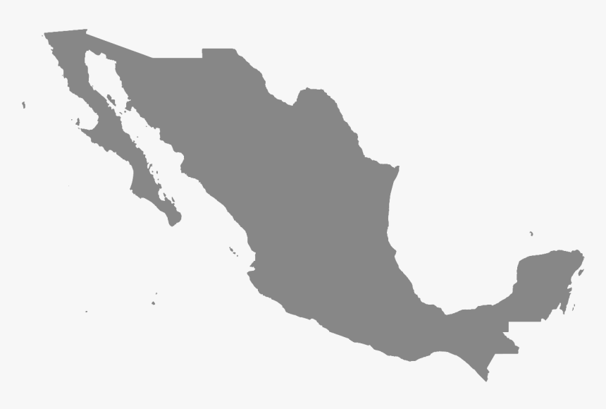 Map Of Mexico - Mexico Map Vector, HD Png Download
