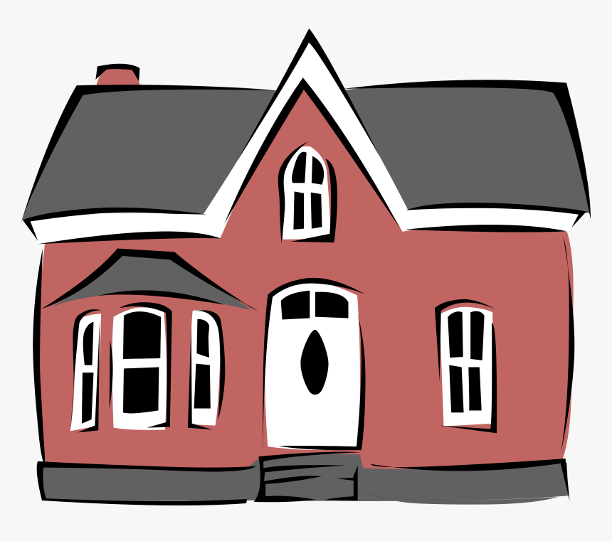Animated Houses Clip Art Library - House Clip Art, HD Png Download