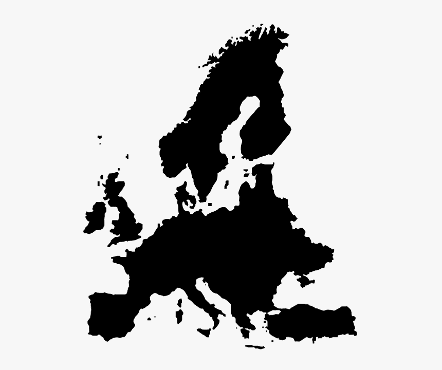 Map Of Europe Clipart, HD Png Download