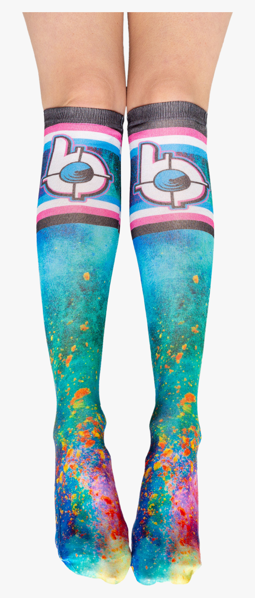 Rainbow Unicorn Tube Socks - Tights, HD Png Download