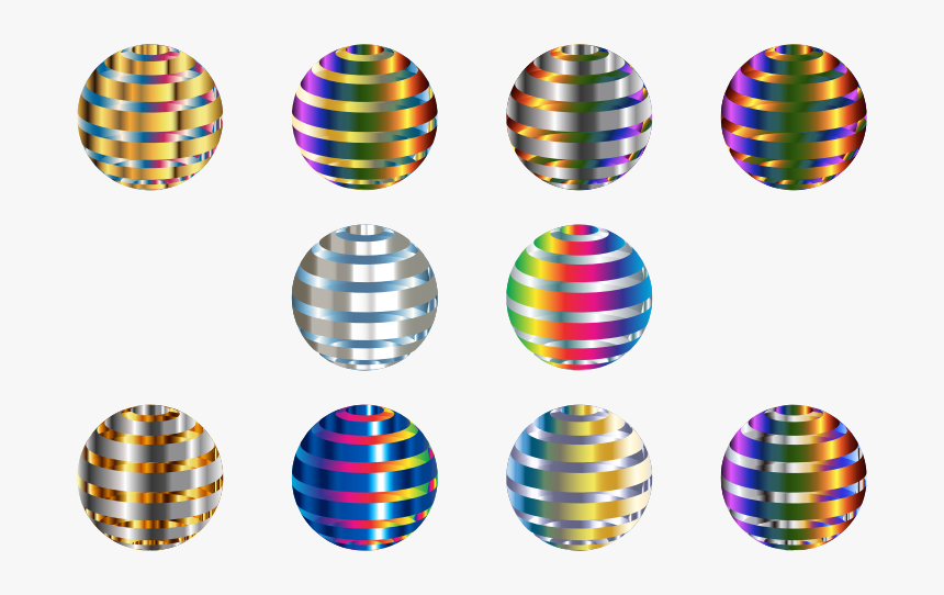 Esferas Metalicas Em Png, Transparent Png