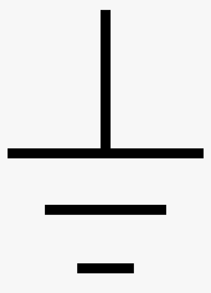 Rsa Iec Ground Symbol Clip Arts - Ground Symbol Vector, HD Png Download