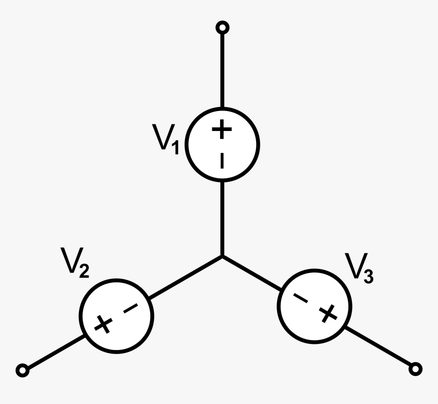 A Three-phase Electric Power Clip Arts - Drawing, HD Png Download