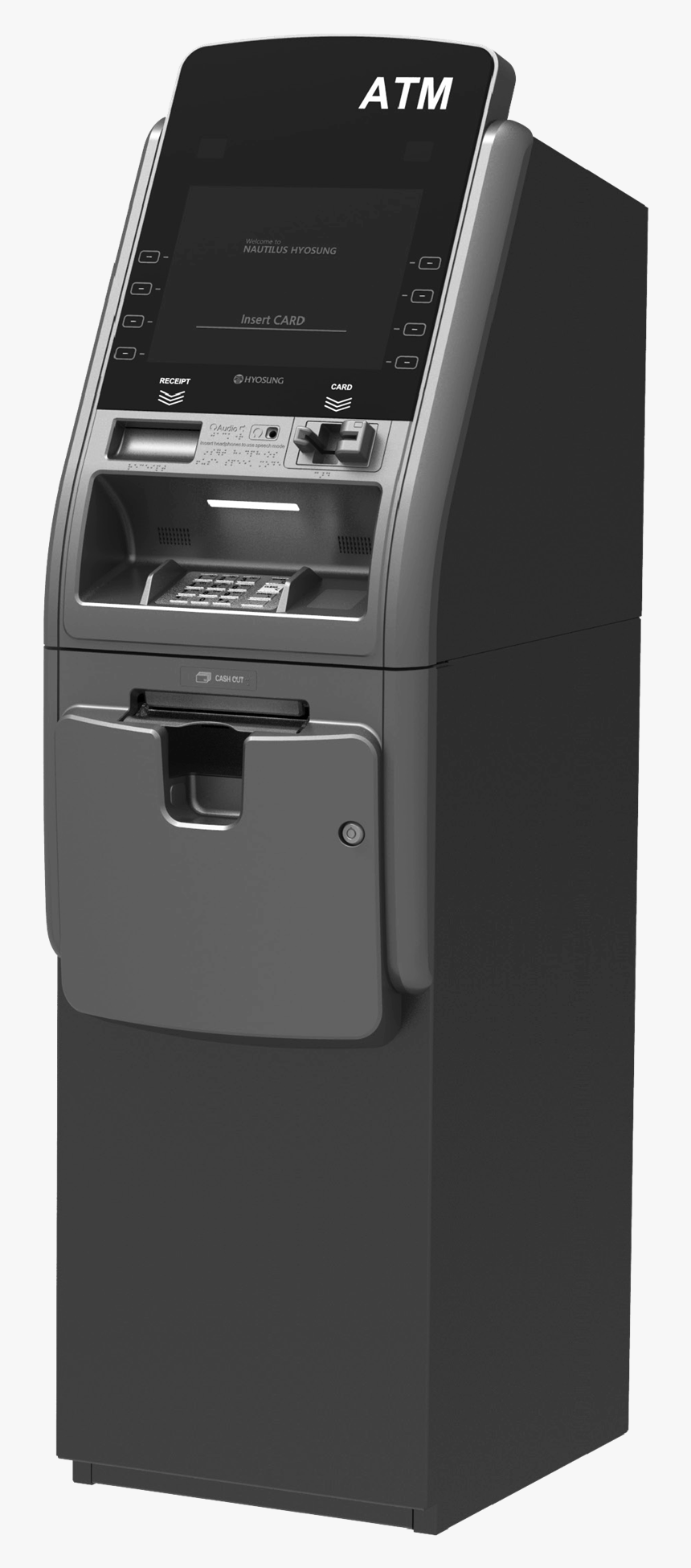 Nautilus Hyosung Nh 2800se Atm Machine Atm Machine- - Nautilus Hyosung Atm, HD Png Download