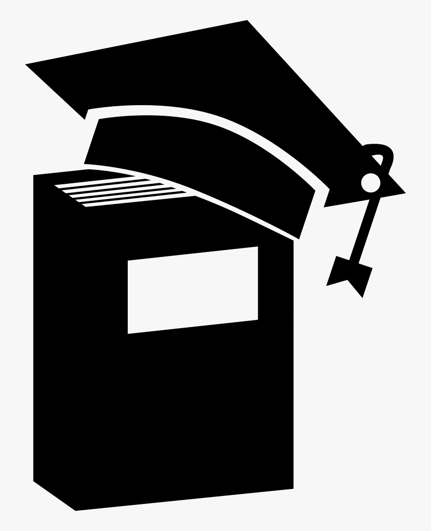 Books And Graduation Cap Icon Png, Transparent Png