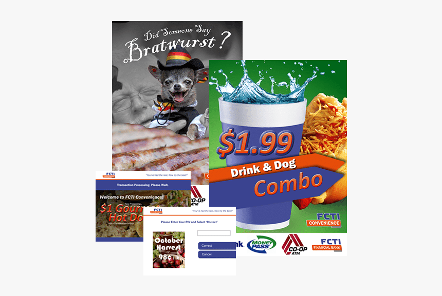 Atm Marketing Materials - Cu Service Centers, HD Png Download