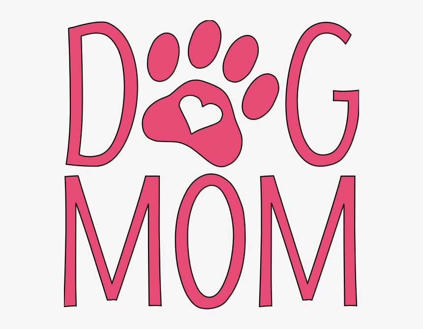 Dog Mom Decal, HD Png Download