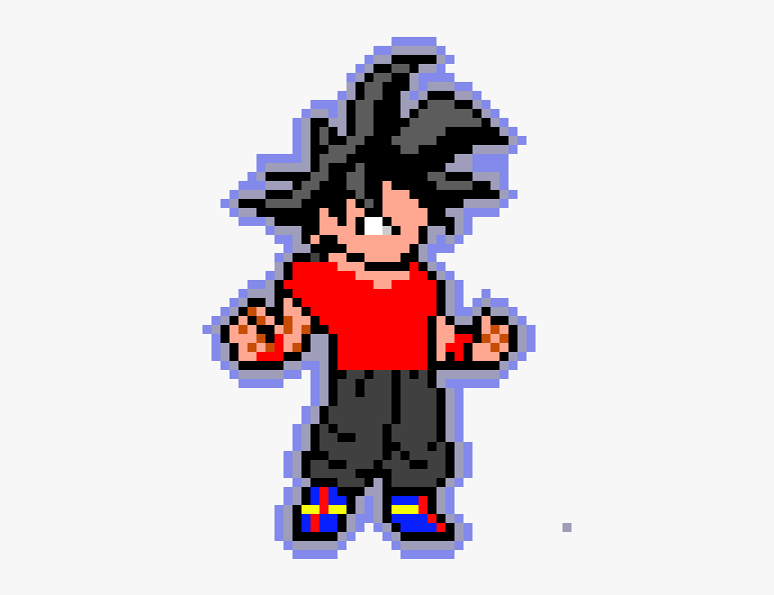 Goku Base Pixel Art, HD Png Download