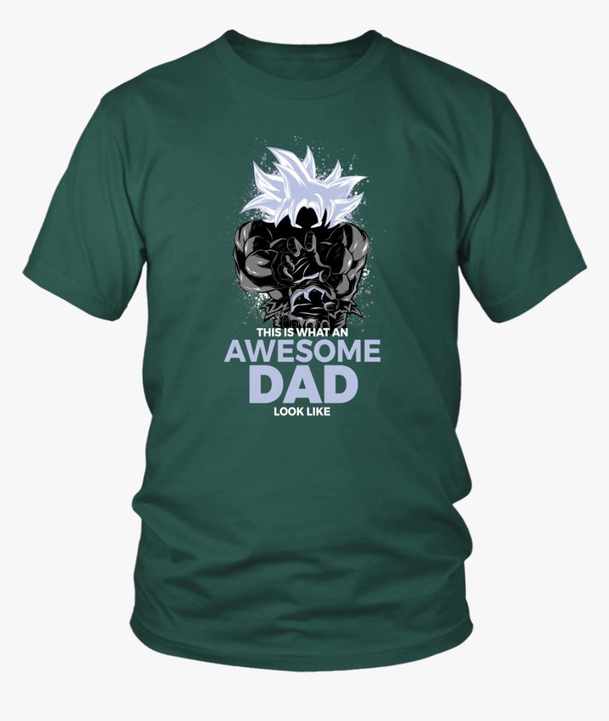Dragon Ball Super Goku Cool Dad Master Ultra Instinct - Larry Bernandez T Shirt, HD Png Download