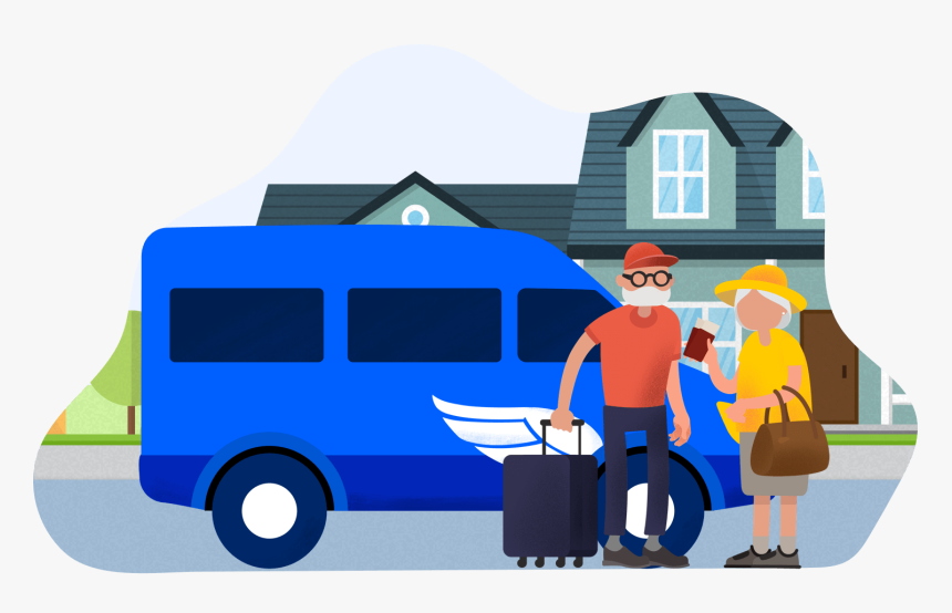 Supershuttle Senior Discount - Cartoon, HD Png Download