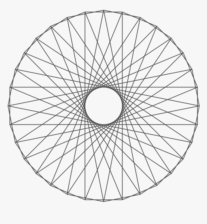 Convoluted Connections 2 Svg Clip Arts - 42 Sided Polygon, HD Png Download