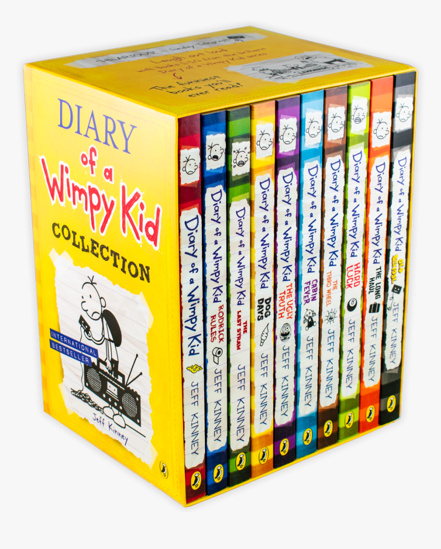 Transparent Books Png Images - Diary Of A Wimpy Kid Books Png, Png Download