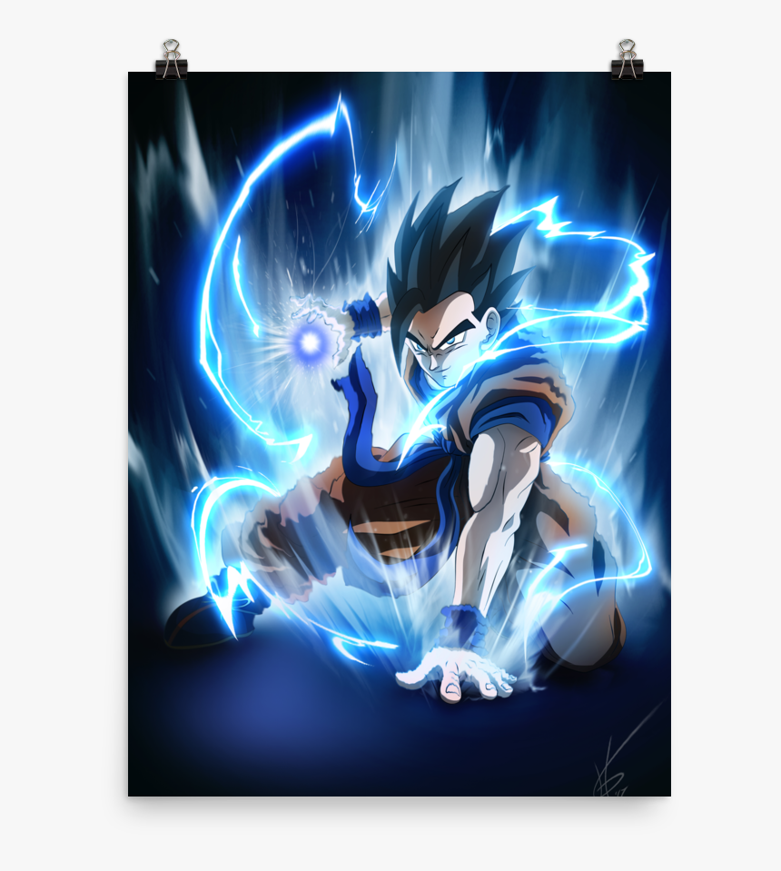 Ultimate Gohan Poster - Son Goku Ultra Instinct, HD Png Download