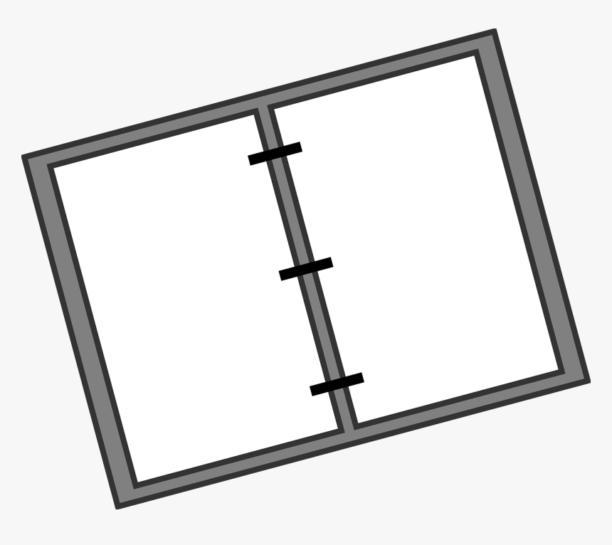 Notebook Paper With Folder, HD Png Download