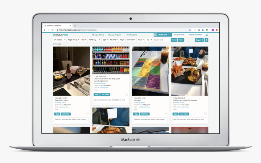 Dashboard Macbookair Diary Study Blog Post - Website, HD Png Download