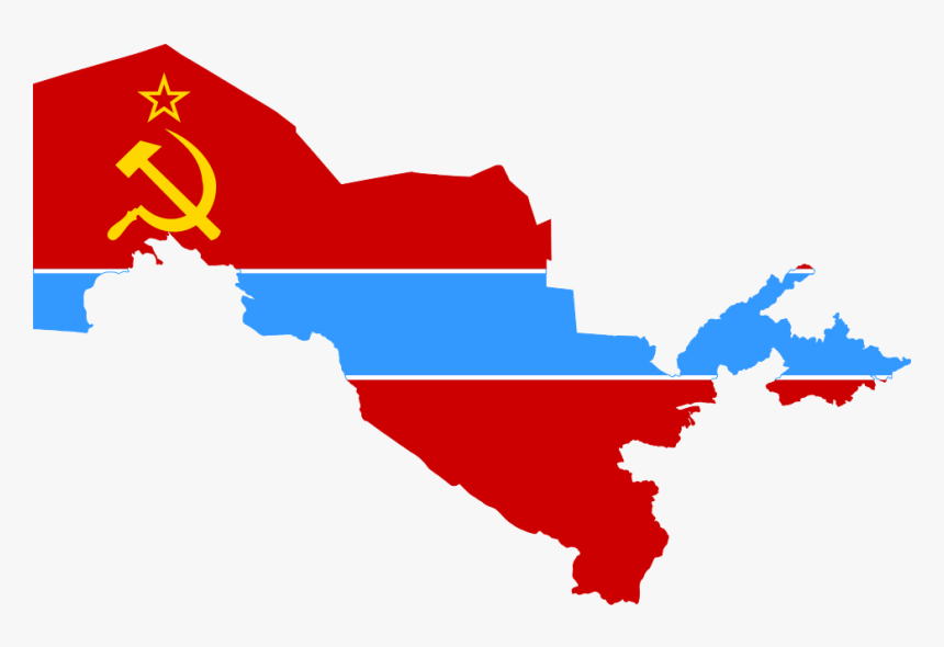 Uzbekistan Was A Member Of The Ussr From 1952 To - Uzbekistan Map Vector, HD Png Download