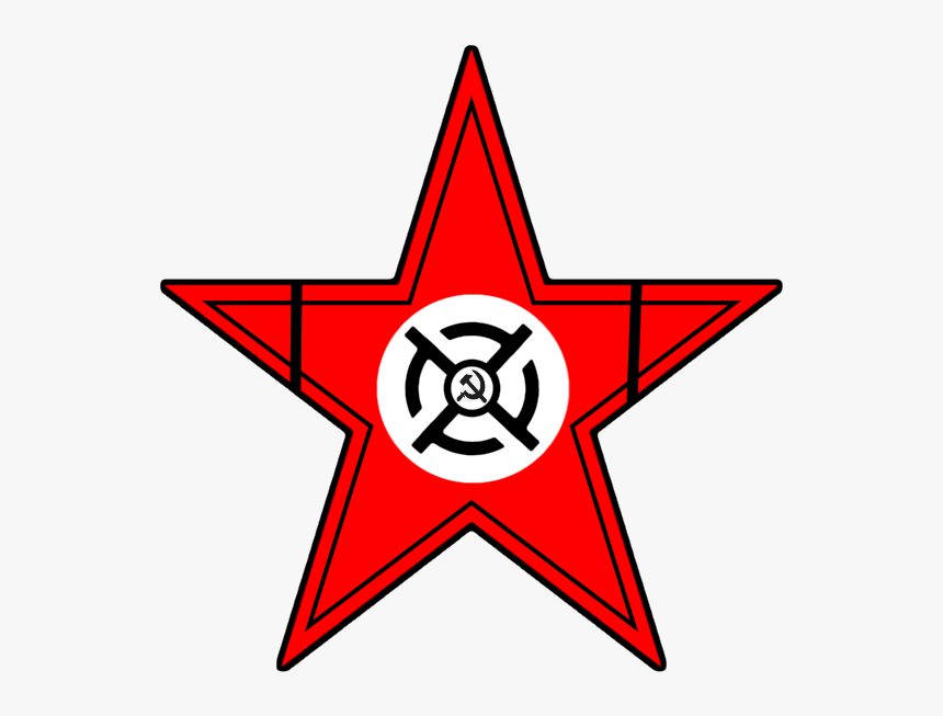 National Bolshevik Style Soviet Star By Columbiansfr - Transparent Communism Png, Png Download