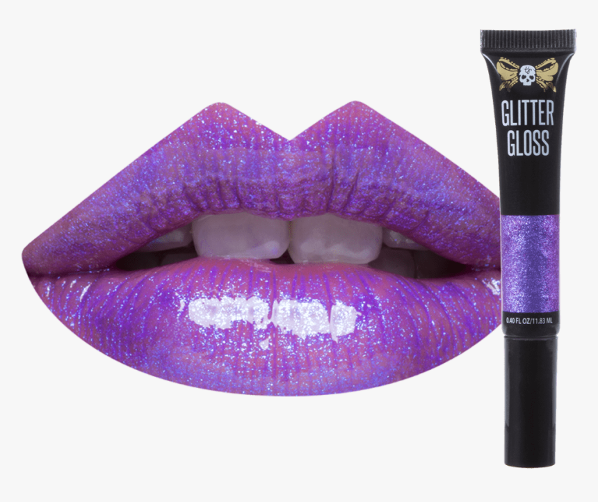 Picture Of Viper Glitter Lip Gloss - Purple Lip Gloss, HD Png Download