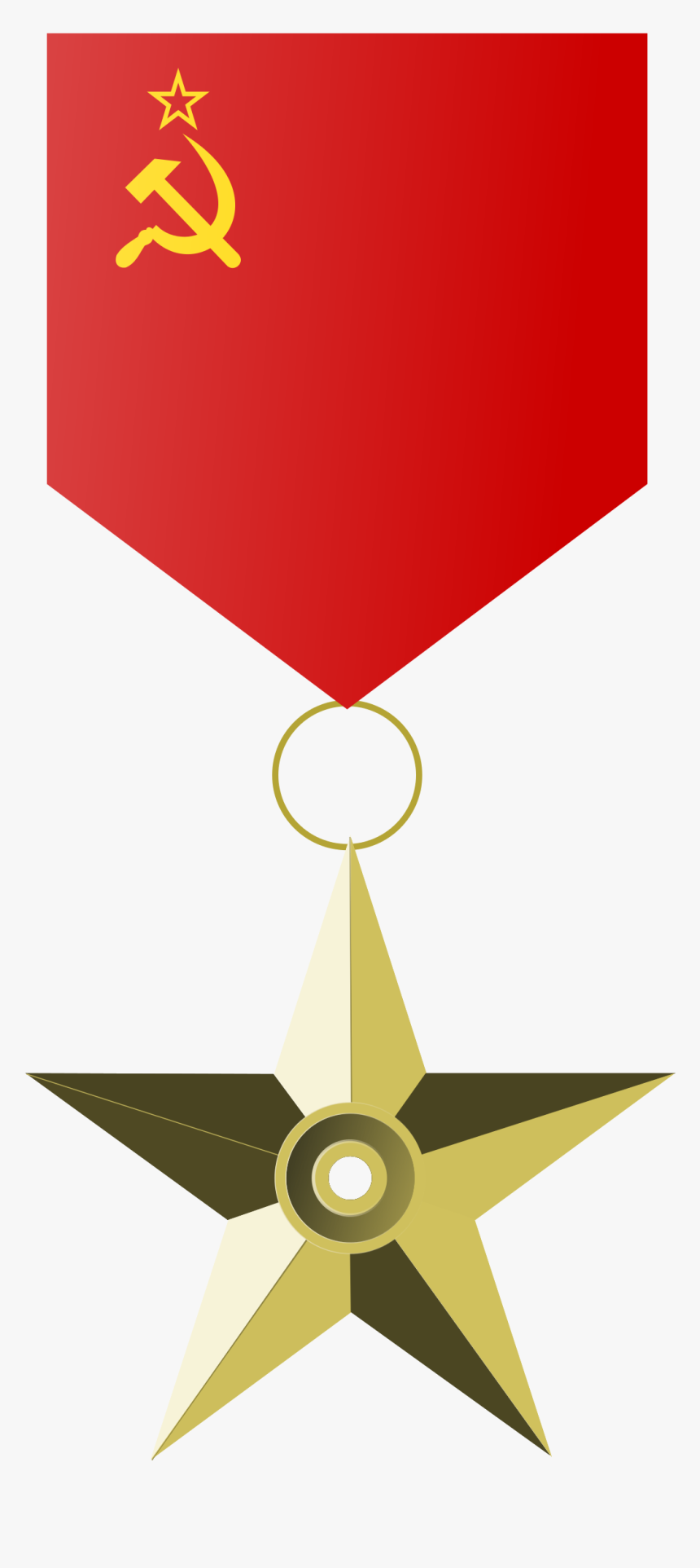 Filesoviet Union Order Of Meritsvg Wikimedia Commons - Hammer And Sickle, HD Png Download