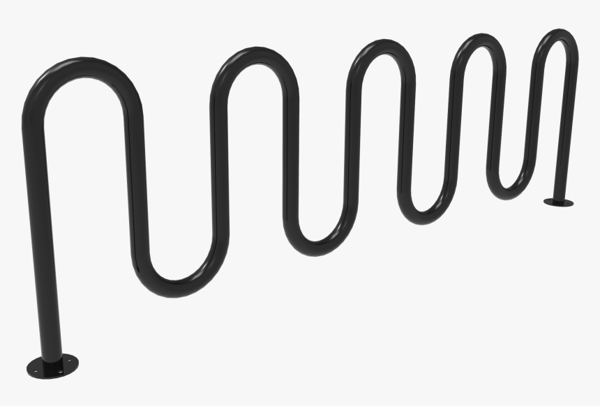 Five Wave Bike Rack - Calligraphy, HD Png Download
