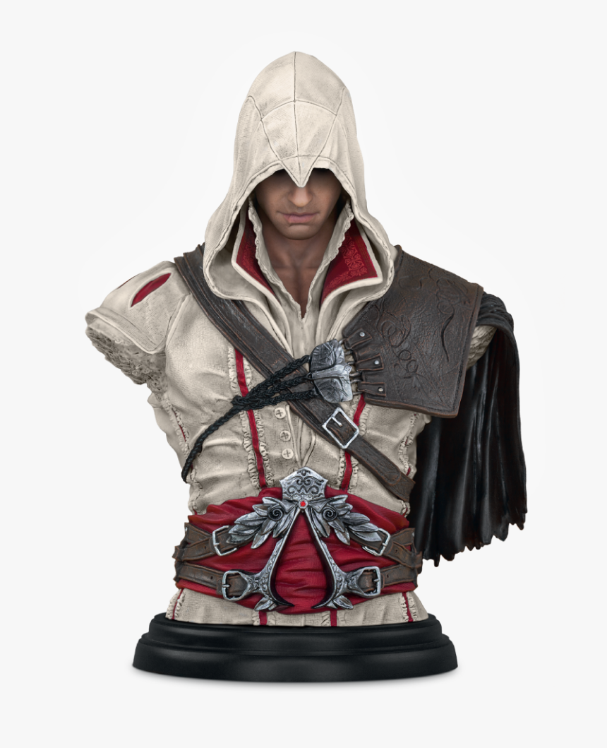 Assassin's Creed Ezio Bust, HD Png Download