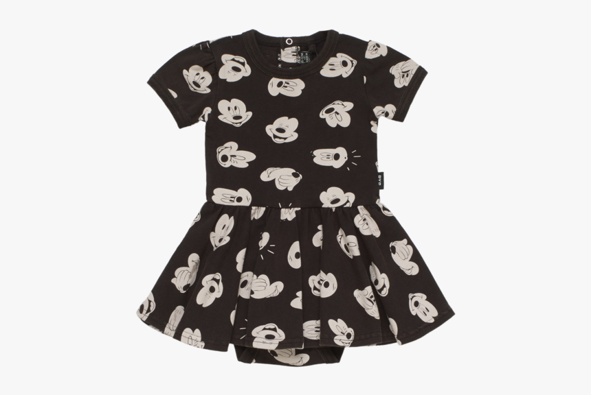 Disney X Rock Your Baby Mickey Visage Acid Wash Baby - Pattern, HD Png Download