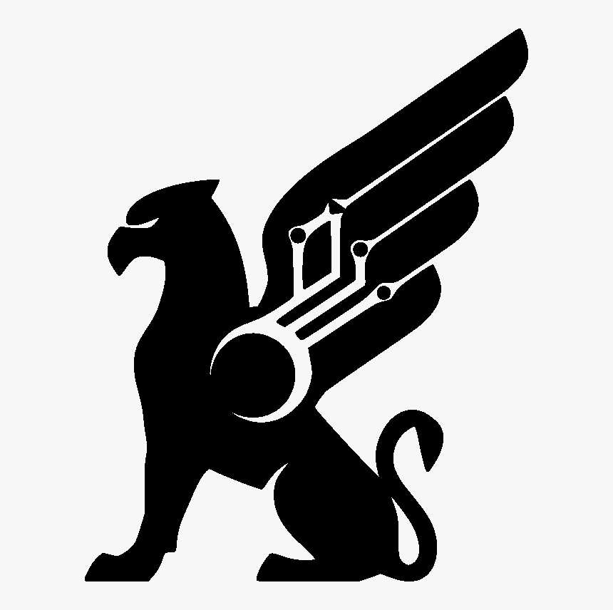 Griffin Silhouette Png, Transparent Png