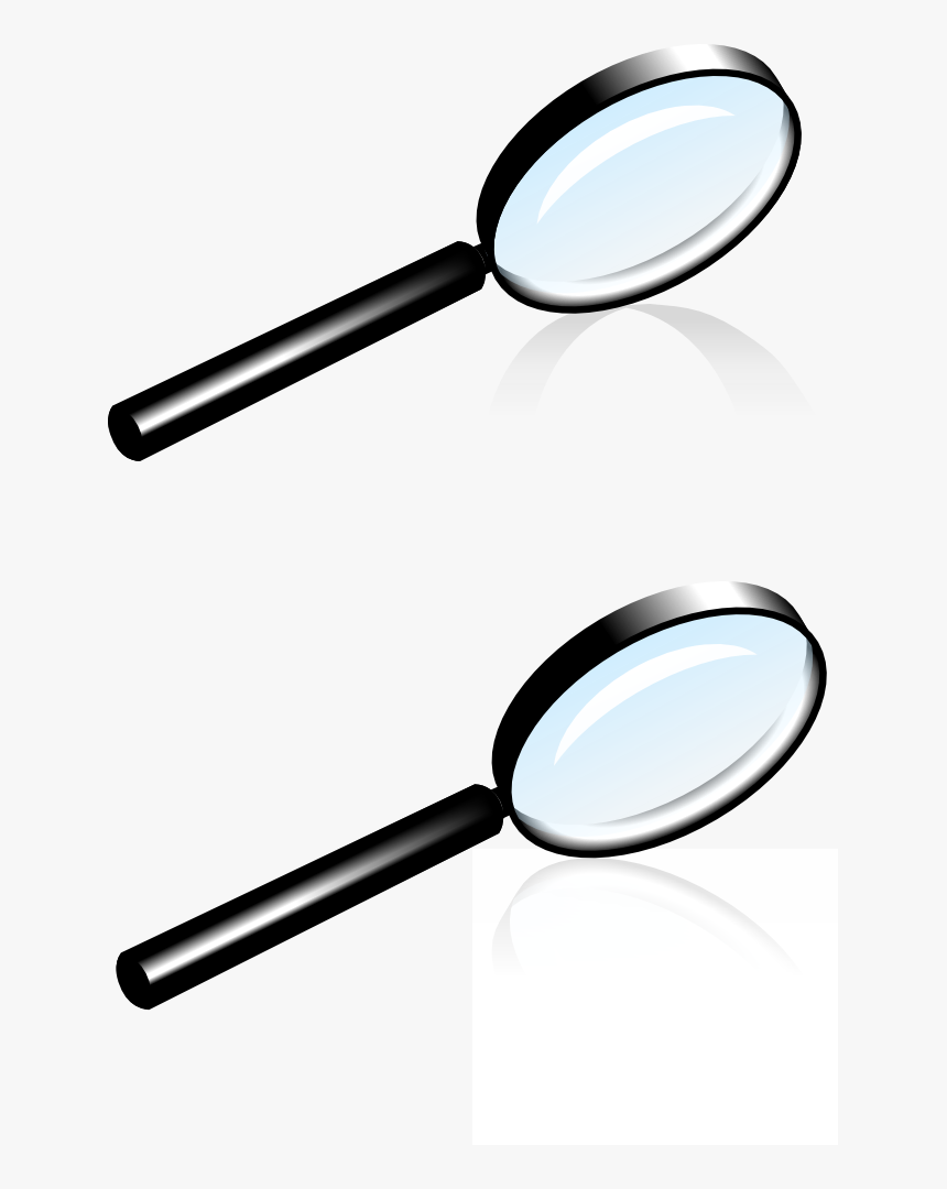 Onlinelabels Clip Art - Magnifying Glass Clip Art, HD Png Download