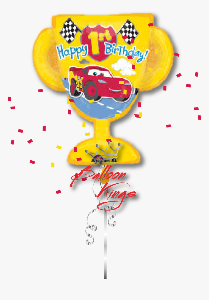 1st Birthday Cars Trophy - Cars 1st Trophy, HD Png Download