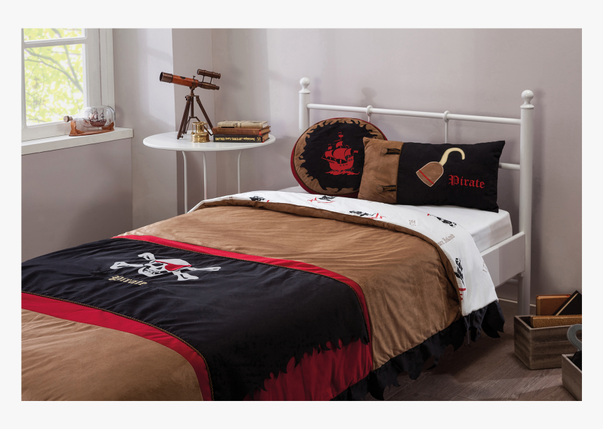 Pirate Hook Bed Cover - روتختی طرح دزدان دریایی, HD Png Download