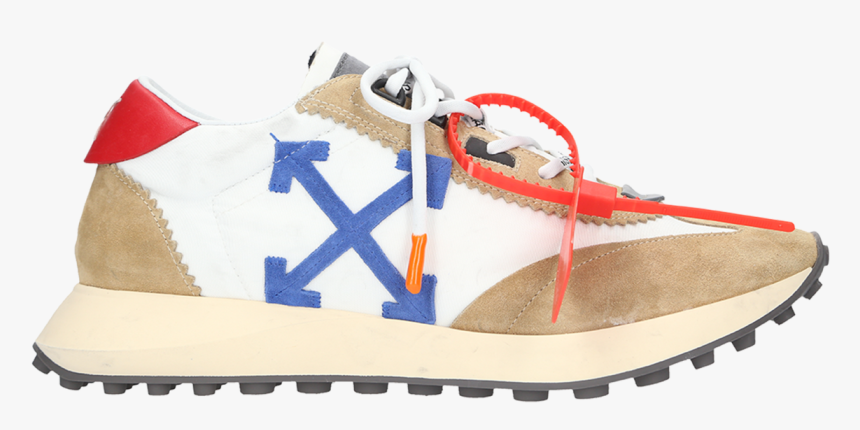 Off White Running Sneakers, HD Png Download