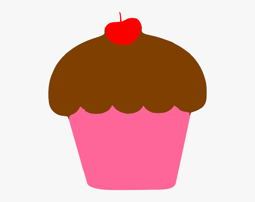 With Cherry Clip Art - Cupcake Cherry Clipart, HD Png Download