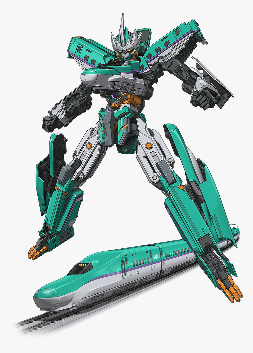 8o65qnr - 新幹線 變形 機器人 E5, HD Png Download