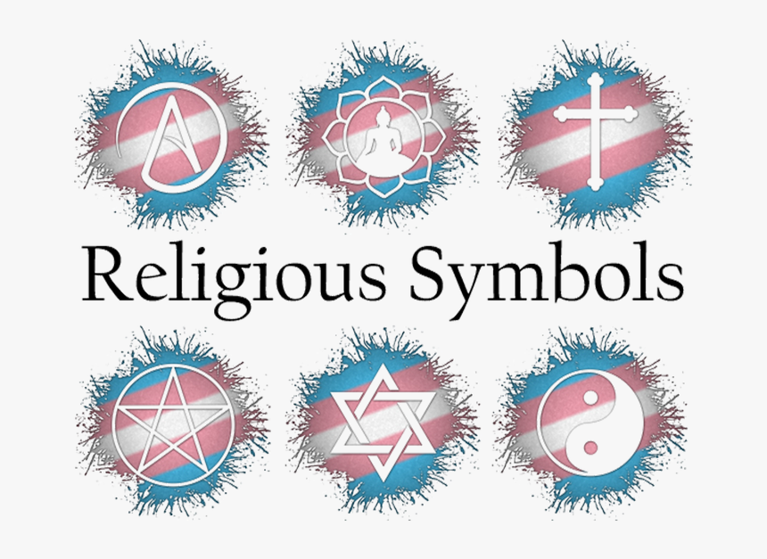 Lgbt Flag Religions Symbols, HD Png Download