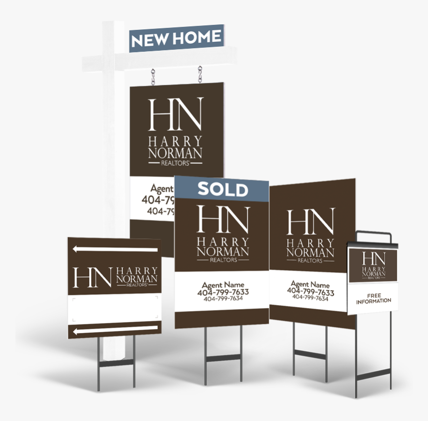 Harry Norman Real Estate Sign, HD Png Download