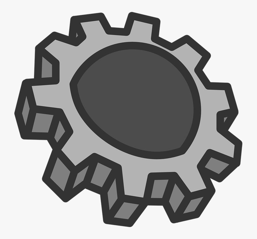 Gear, Cog, Cogwheel, Machinery, Options - Portable Network Graphics, HD Png Download
