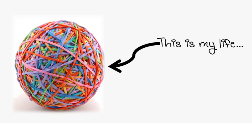 Right Now My Life Feels Like One Giant Rubber Band - Pass The Ball Game Ppt, HD Png Download